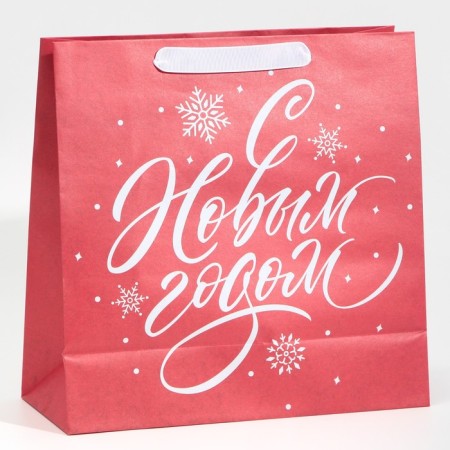 Craft square "New Year", 30 x 30 x 12 cm, New Year-3