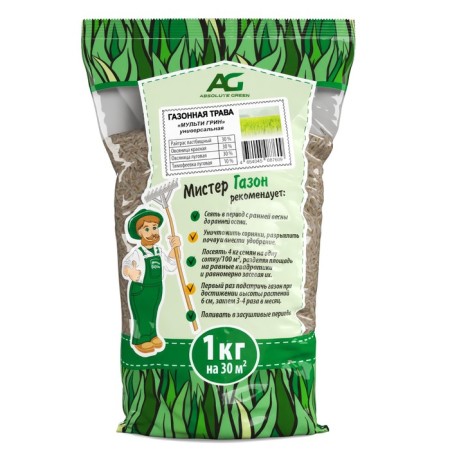 Lawn grass mixture multi -Green, 1 kg