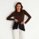 Bask belt on the buckles, black color