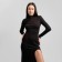 Women's dress with a cut Mist p. 42, black