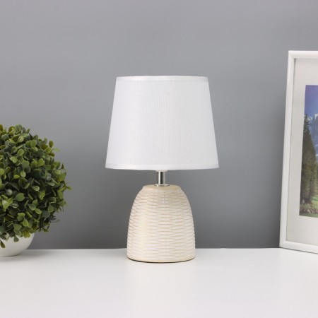 Table lamp "Weaving" 1x40W E14 white 20x20x34cm