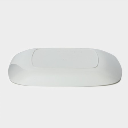 Plate plate "Quadro", 22 × 22 cm, white color-2