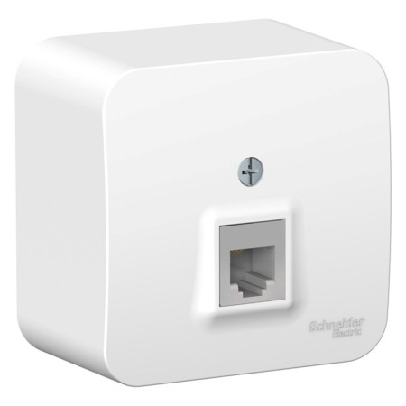 Telephone socket seblaca, rj11, invoice, IP20, white, Blnia011001