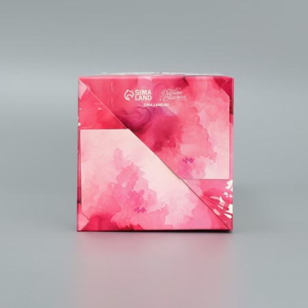 Gift folding box, packaging, “Time to drink wine”, 9.5 x 32.5 x 9 cm-4