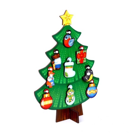Spring "Christmas tree with toys"