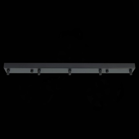 Ceiling mount on 5 lamps (rectangular) ST LUCE. SL001.413.05. SL001, 60x6 cm, black color-1