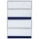 Planing Undetted 64 sheets on the crest IDEAL New, solid cover, artificial leather, block 70 g/m2, blue