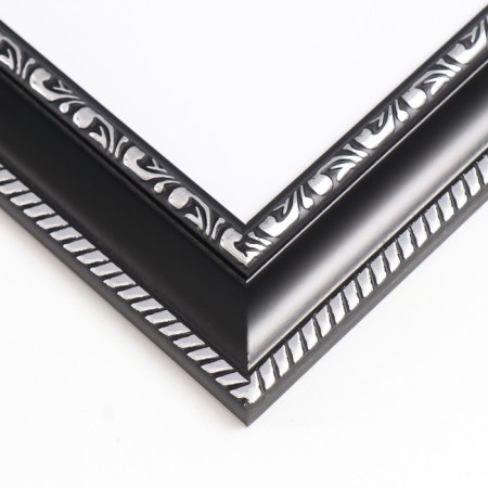 Photo frame plastic "Mira" 20x30 cm black (plastic screen)-1