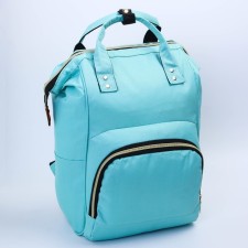 Women's backpack with a thermal carman, thermal mosque - portfolio, turquoise color