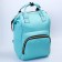 Women's backpack with a thermal carman, thermal mosque - portfolio, turquoise color