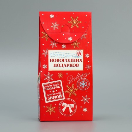 Folding box "New Year's Post", 9 x 19 x 6 cm, New Year-4