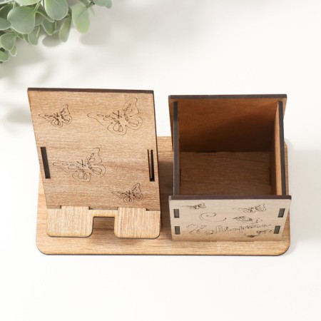 Table Organizer "Butterflies" 18x12.5x9 cm (set of 9 parts)-4