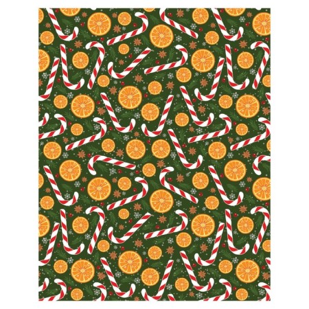 Pillow Board "Orange and caramel canes, decorative, size 16x45 cm-1