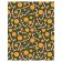 Pillow Board "Orange and caramel canes, decorative, size 16x45 cm