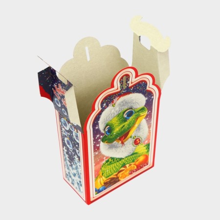 New Year. Gift box New Year's Figure "Tandy" 11.1 x 5.8 x 20.5 cm.-3