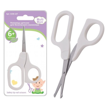 Children's scissors for safe manicure