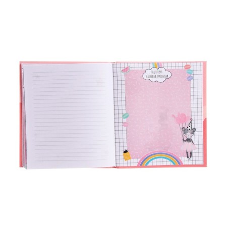 Notepad A6+, 64 sheets "My Secrets. Super Girl", integral cover, Soft Touch lamination, selective varnish, 80g/m2 block-9