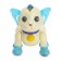 Robot dog “Smart pet” Zhory, on the control panel, interactive: sound, light, dancing, musical, on batteries, in Russian, blue and white