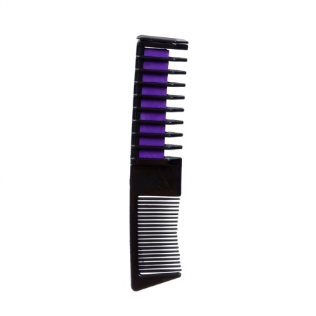 Loars for hair with a comb, set of 10 colors-8