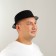 Carnival hat made of plastic, rr. 56-58, black color