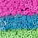 Beads for PVC "River in the field" 5 colors x 10 g 0.6 cm