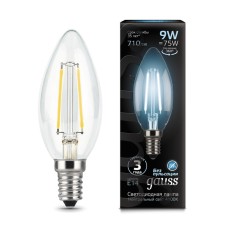 LED LED Filament Filament 9W candle 4100K neuter. Bel. E14 710lm Gauss 103801209