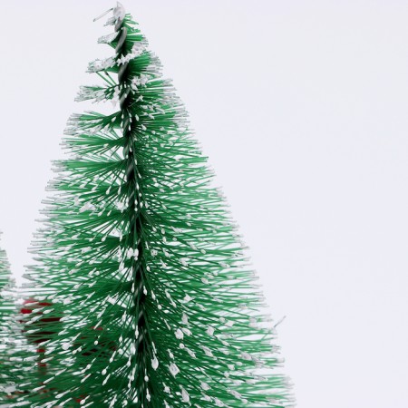 New Year's decor "Two Christmas trees with a bump" 8.5x10x16 cm-2
