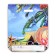Package "Beach", polyethylene with a cut pen, 38x45 cm, 60 μm