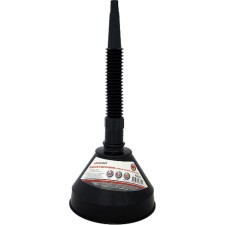 Plastic funnel with a flexible nose and filter, diameter 16 cm, length 40 cm 108314