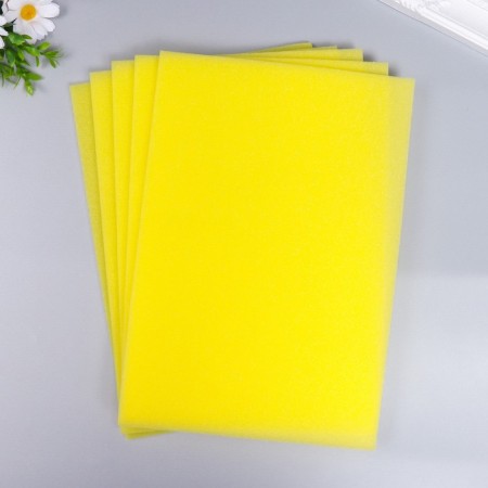 Foamine for creativity "yellow" thickness 0.5 cm 21x30 cm