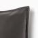 Case on the pillow "Ethel" to the leatherette 45*45 cm, black
