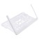 SkyWay car frame, plastic 290x170mm, GOST, with a latch, white, S04102009