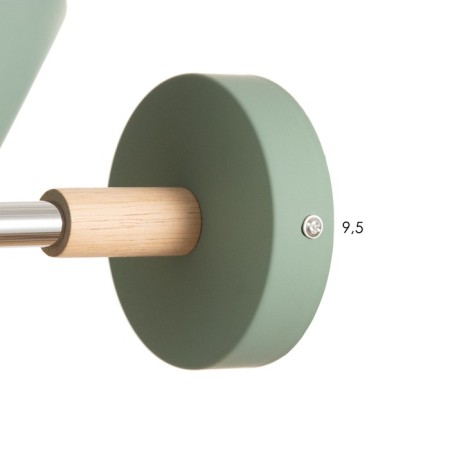 Bra "Svein" E27 40W green 13x24x14 cm-4