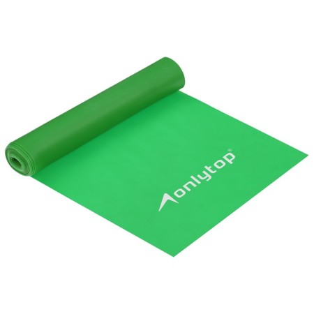 Эспандер ленточный для фитнеса ONLYTOP, 150х15х0,03 см, 5 кг, цвета МИКС-9