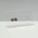 Rectangular earrings stand, 19 × 6 × 10.5 cm, 2 mm plexiglass, in a protective film