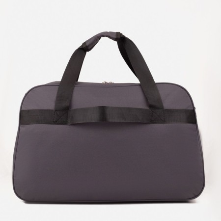 Road bag with lightning, 2 external pockets, a suitcase holder, a long belt, color gray color-1