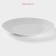 Board ceramic dinner shade "Monica", d = 19 cm, white color