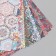 A set of scrapbooking paper 12 sheet. 12 designs "Moroccan patterns" 160 grams 15.2x15.2 cm