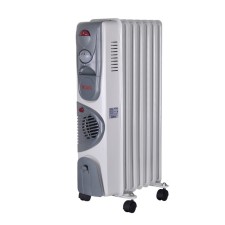 Resanta heater OM-7NV, Maslyany, 1900 T, 7 sections, 19 m², white
