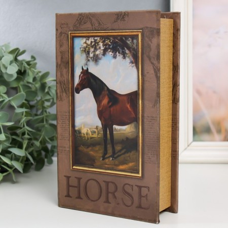 Safe Brush tree to the leatherette "horse" 21x13x5 cm-1