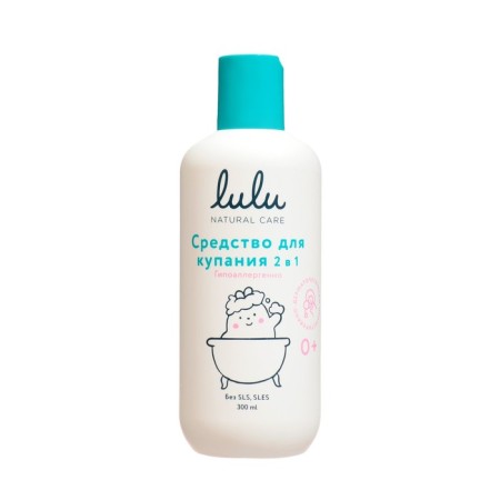 Building 2B1 Baby Lulu with Panthenol, without parabens, without silicones, 300 ml-1