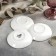 Porcelain Menjnitsa 3 cells, d = 18 cm, white color