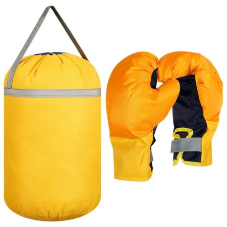 Boxing children's kit: gloves, pear d = 25 cm, h = 40 cm, mix color-3