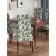 Czech for a chair "Forest with Christmas trees in winter", decorative, velor