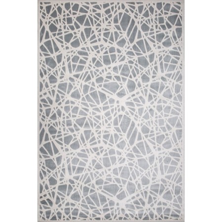 Rectangular carpet Merinos Miranda, size 200x400 cm, color Blue-Cream