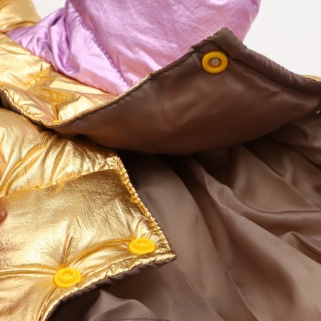 The overalls "glare" with a weight, size 14 (ds 32 cm, og 42 cm, Osh 31 cm), gold-lavender-11