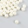 Set of beads "needlework" plastic, diameter 8 mm, 25 g, milk