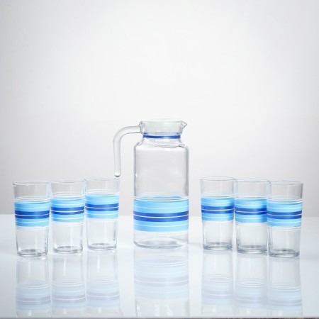 Set for the BRIZ juice art painting, 6 glasses 1250/200 ml-6