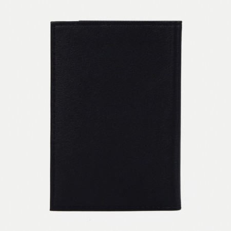Passport cover, card for cards, black color-1