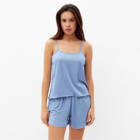Female pajamas (top, shorts) KAFTAN Rr. 42, col. Light blue